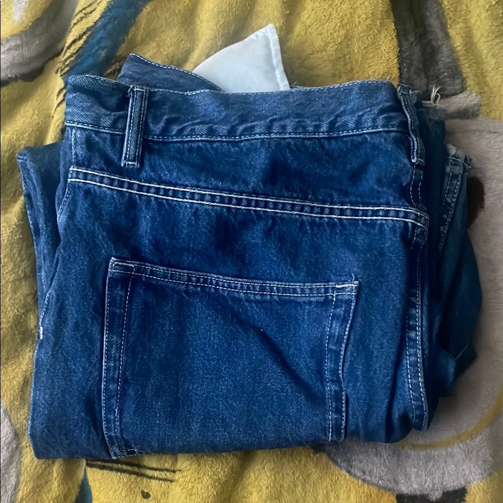 element - indigo baggy denim jeans ౨ৎ